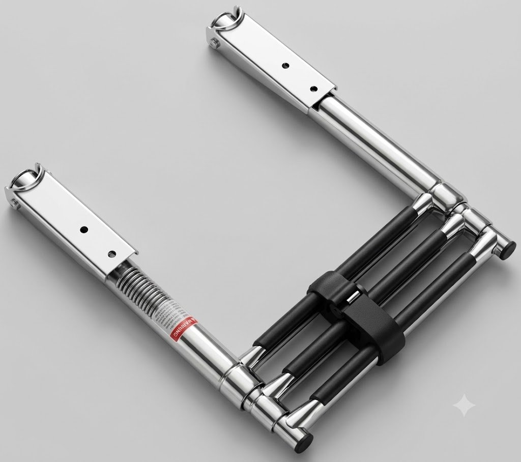 TELESCOPIC LADDER SS 316 3 STEP